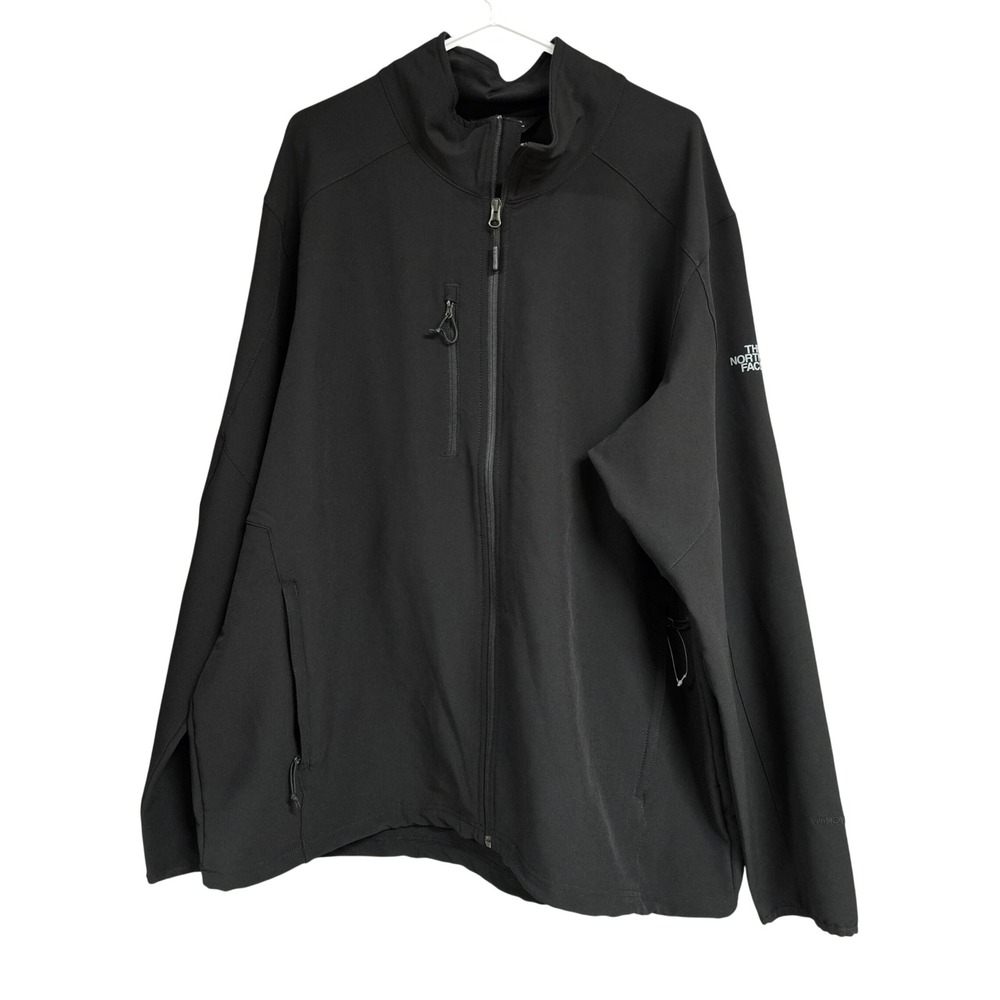 The North Face WindWall Softshell Full Zip Apex Bionic 3 Jacket Black Men's XXL